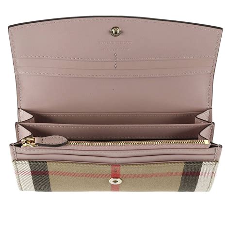 burberry pink wallet|popular designer wallets in Burberry.